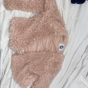 Zoe Shaggy Faux-Fur Jacket- By Guess